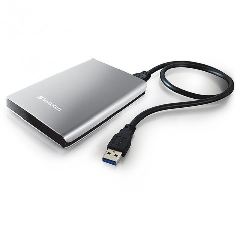Disque dur externe VERBATIM USB3.0 1To Argent Tunisie - Technopro