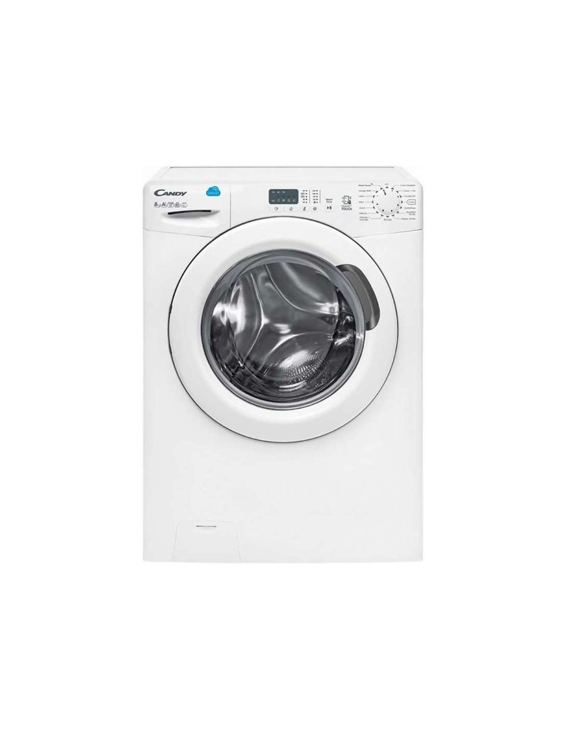 Machine à Laver Frontale CANDY 8 Kg Automatique Blanc CS1282D3-1-AFF image 0