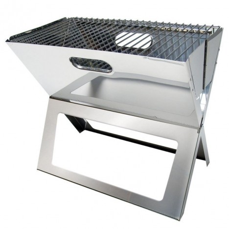 BARBECUE PLIABLE ET PORTABLE SWISS COOK INOX BBQ-698