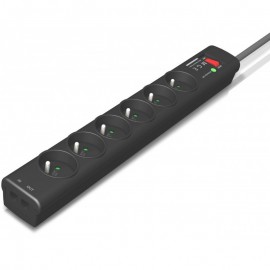 Multiprise de protection Eaton 6 fr+ tel(protection ligne téléphonique)68584 Multiprise de protection Eaton 6 fr+ tel(protection ligne téléphonique)68584