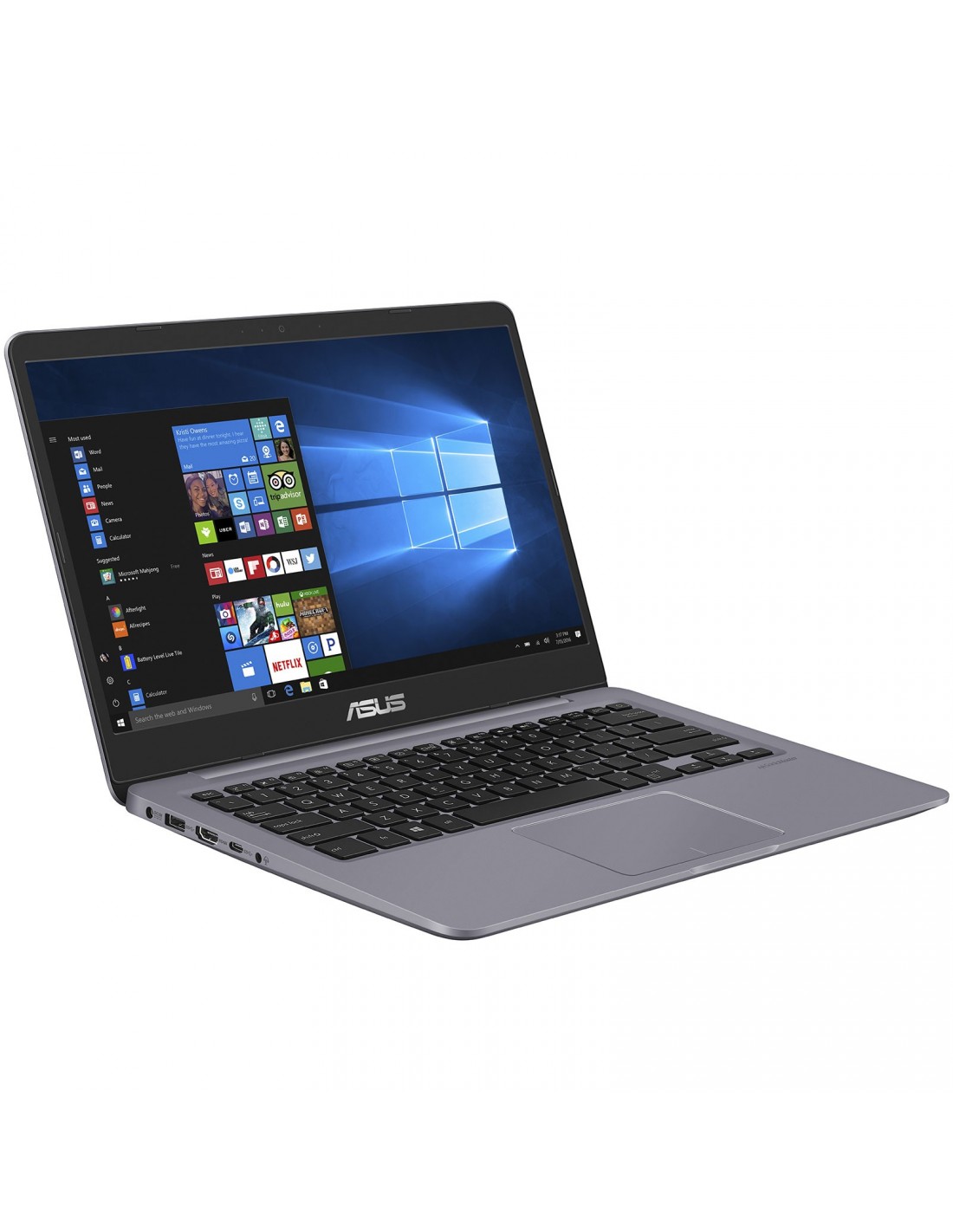 Slide  #1 Pc portable Asus VivoBook S14 S410UN / i7 8è Gén / 16 Go / Gris