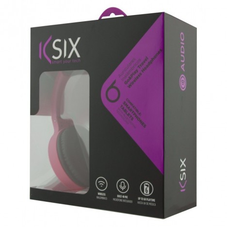 CASQUE BLUETOOTH KSIX BXAUPBT01R ROSE BXAUPBT01R