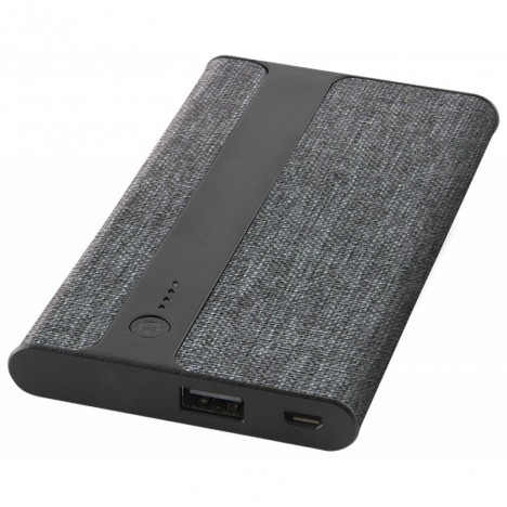 POWER BANK KSIX TEXTILE 4000 MAH NOIR & GRIS BXBA4000UT01