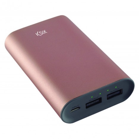 POWER BANK KSIX METAL POWERLIVE+ 6000 MAH ROSE GOLD BXBA6000M04