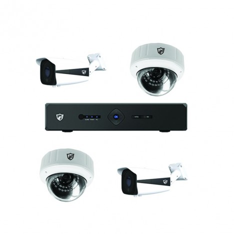 Pack Vidéo Surveillance JF TECH DVR+ 2 Caméra Interne+ 2 Camera Externe