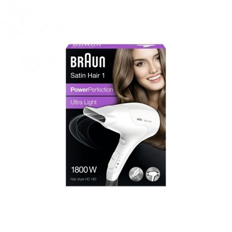 Sèche Cheveux BRAUN Satin Hear HD180 - 1800 W Sèche Cheveux BRAUN Satin Hear HD180 - 1800 W