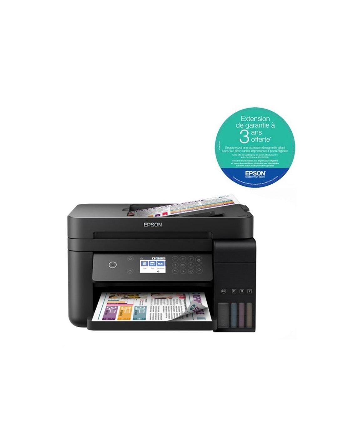 Imprimante Jet d&#039;Encre Epson ECOTANK ITS L6190 4En1 Couleur Wifi image 0