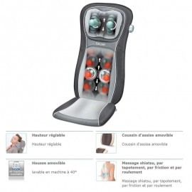 Housse de siège shiatsu 2-en-1 Beurer