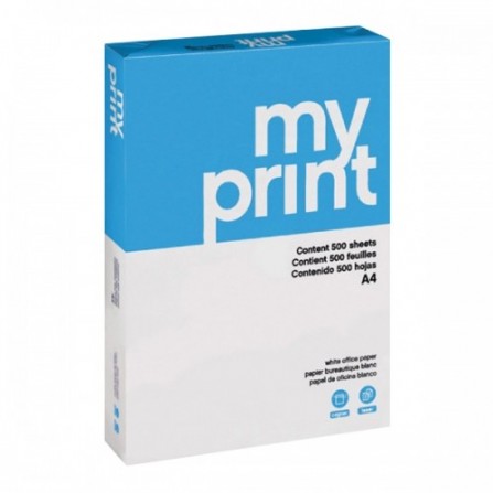 Ramette de 500 feuilles de papier 80g de format A4 bleu FIRST