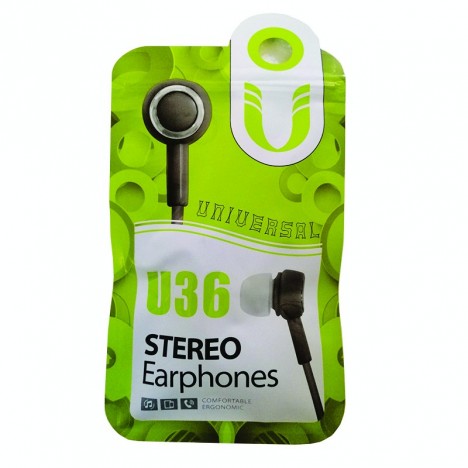 Ecouteurs U36 noir