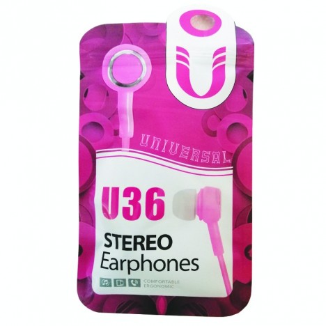 Ecouteurs U36 Rose