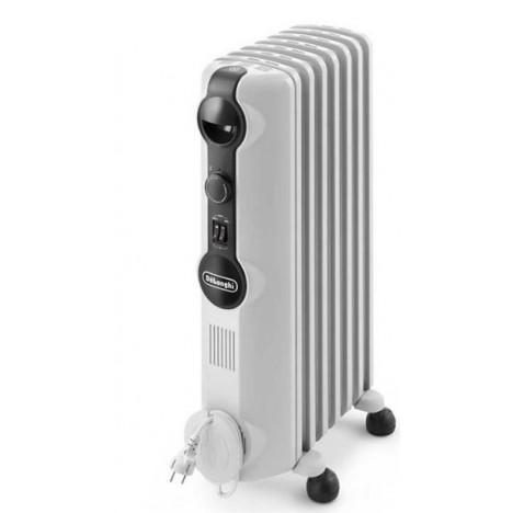 Radiateur bain d'huile DELONGHI TRRS0715 7 Eléments Blanc