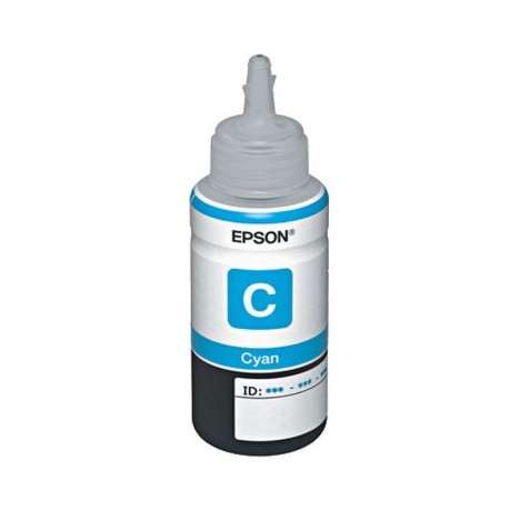 Bouteille d'encre adaptable EPSON100ML / L800 - L200 / CYAN