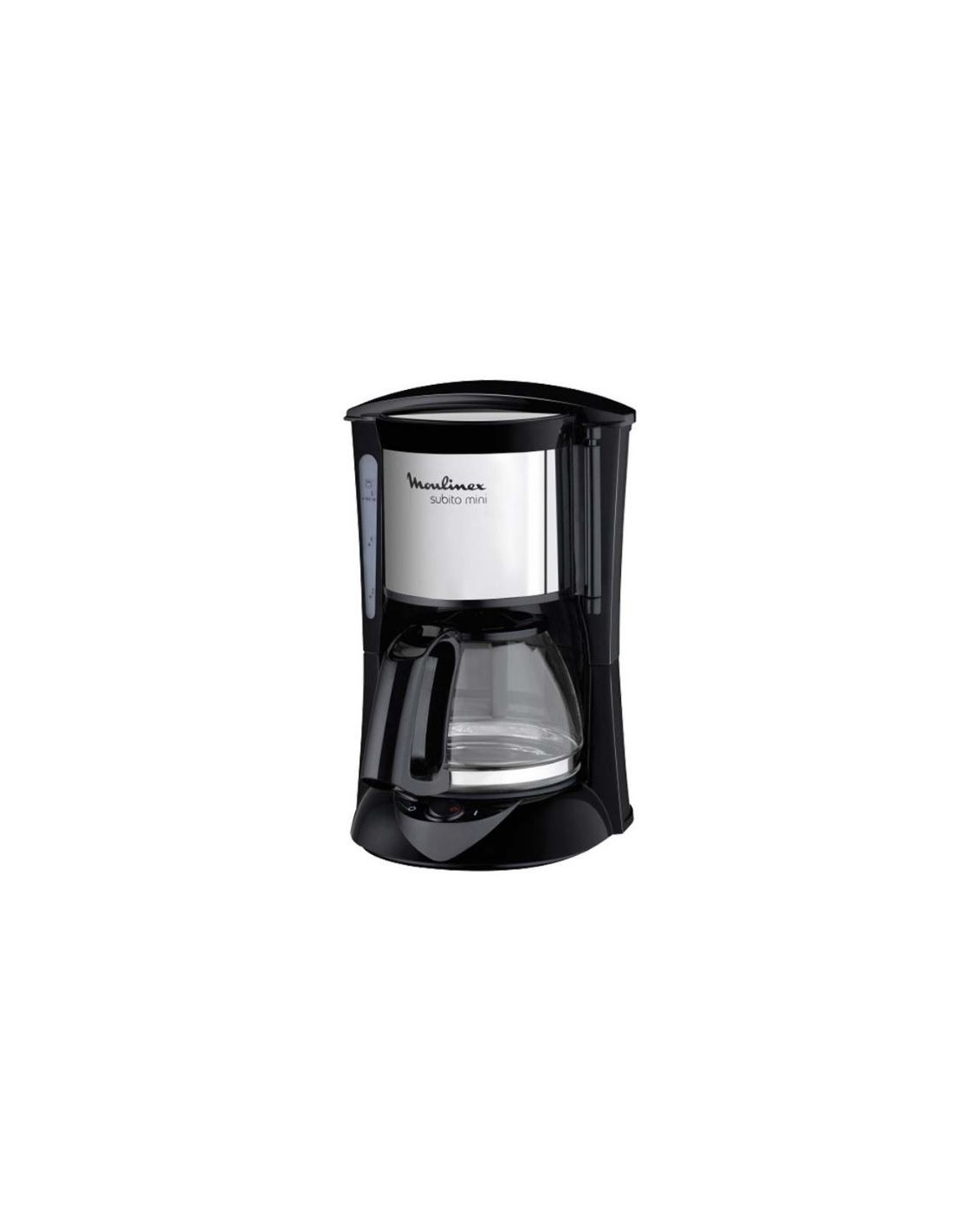 Cafetière 6 Tasses Moulinex 650 W - Noir/Inox FG151825