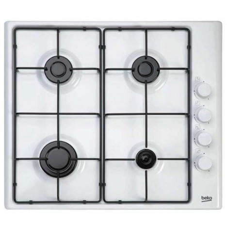 Plaque de Cuisson encastrable BEKO 4 Feux 60 cm Blanc (HIZG64120W) image 0