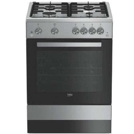 Cuisinière Beko 4 Feux 60cm - Inox (FSGT62111GXL) image 0