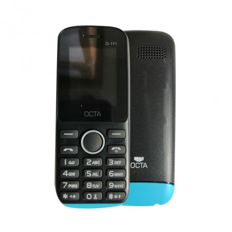 Téléphone portable Octa O-111 double SIM Noir /Bleu