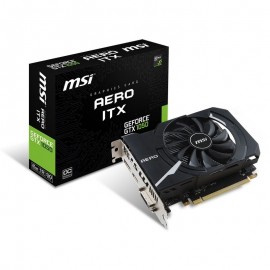 Carte graphique MSI GeForce GTX 1050AERO ITX 2 Go OCV1 Carte graphique MSI GeForce GTX 1050AERO ITX 2 Go OCV1