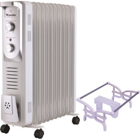 Condor Radiateur Bain d'huile 11éléments 2500W Condor Radiateur Bain d'huile 11éléments 2500W