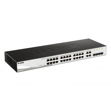 Switcheur D-Link 24 ports 10/100/1000 Mbps POE + 4 ports SFP