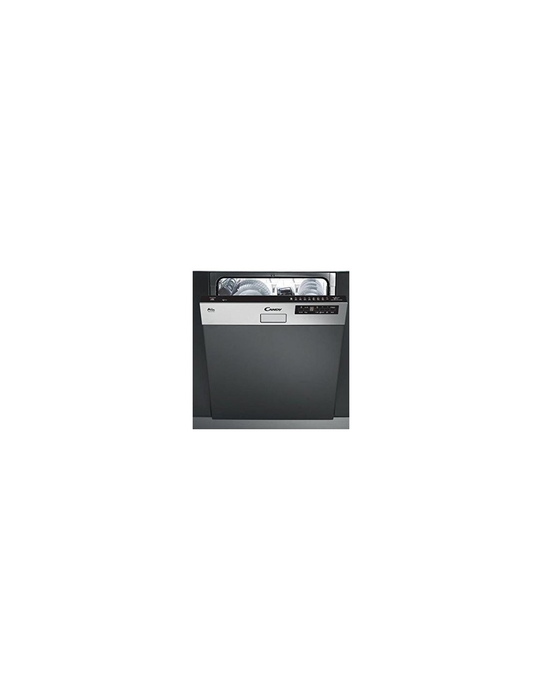 Lave vaisselle semi-encastrable 13 couverts Candy Gris métallisé (CDS2D36X-47) image 0