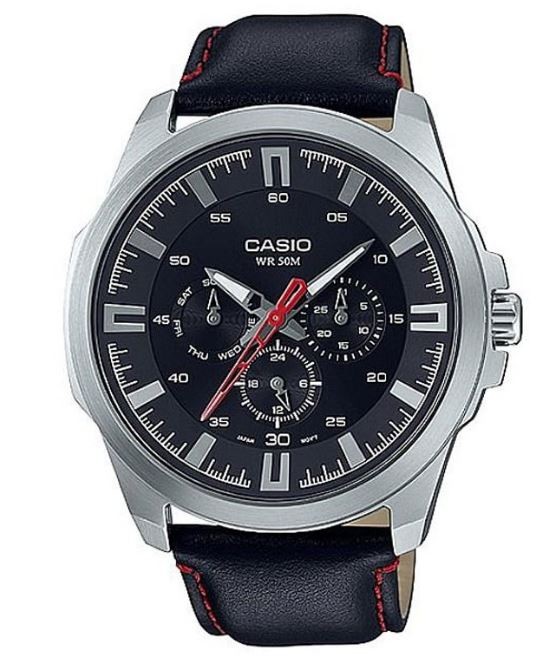 Montre Homme CASIO MTP SW310L 1AV Noir Montre Homme CASIO MTP SW310L 1AV Noir