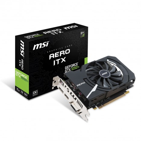 Carte Graphique MSI Geforce GTX 1050TI Aero ITX 4G OC