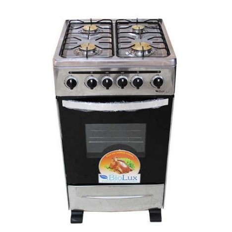 Biolux cuisiniére Inox 4 feux