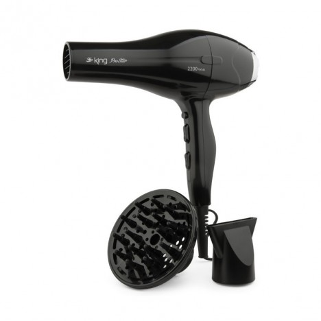 SÈCHE-CHEVEUX KING K 422 PROSTAR 2200 W / NOIR