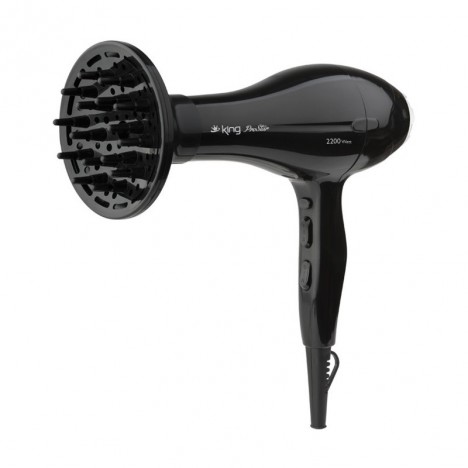 SÈCHE-CHEVEUX KING K 422 PROSTAR 2200 W / NOIR