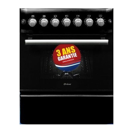 Orient cuisiniére avec toune broche noire 60-60TN 2