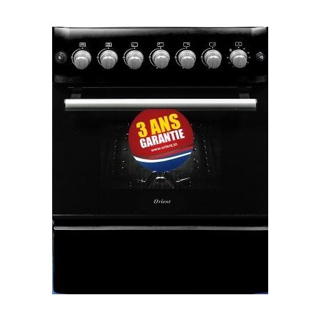 Orient cuisiniére avec toune broche noire 60-60TN