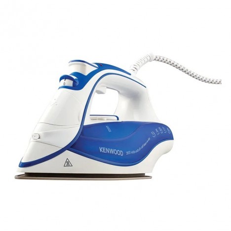  Fer à Vapeur KENWOOD steam Iron 2600 Watt - Blanc/Bleu (ISP600BL)