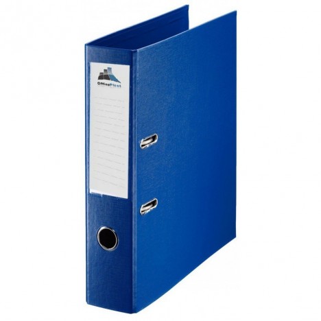 Classeur à levier OfficePlast PLASTIPAP Dos 75mm A4 -bleu