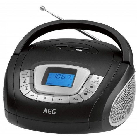 Radio portable FM Noir SR4373-BK