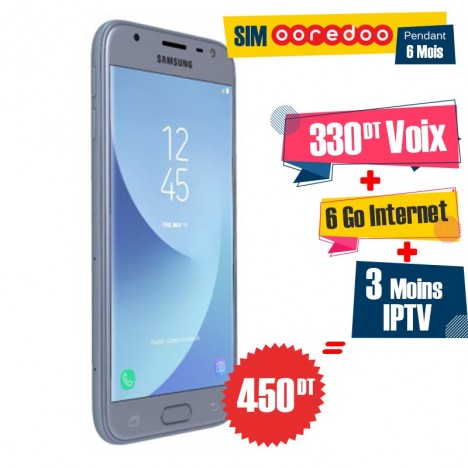 Prix Telephone Portable Samsung Galaxy J3 Pro 4g Bleu 3 Mois