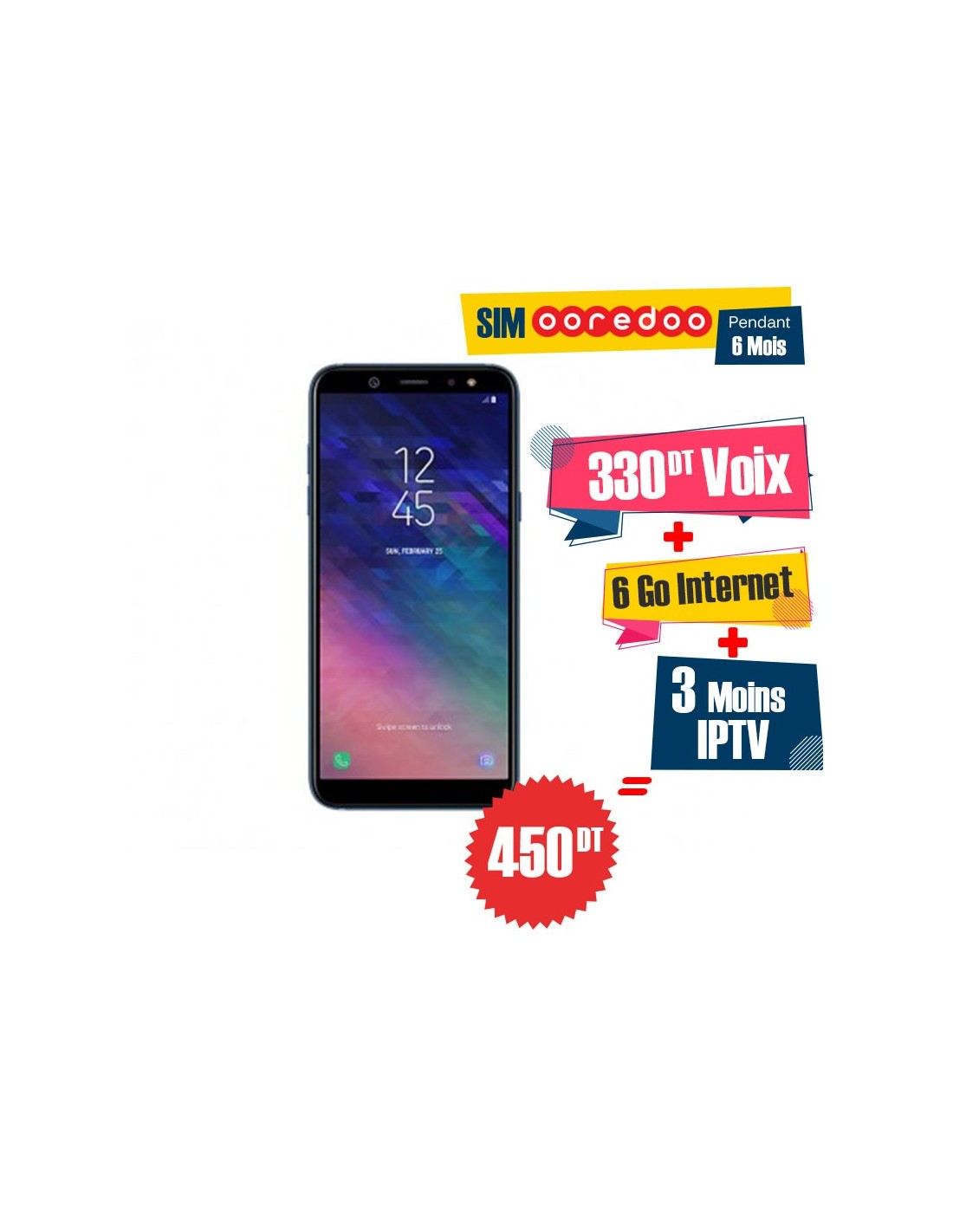 Slide  #4 Smartphone SAMSUNG Galaxy A6 Blue (SM-A600)