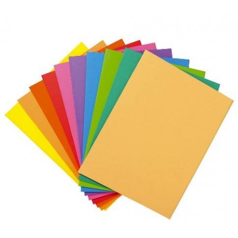 office plast Lot de 100 chemises cartonnées assorties