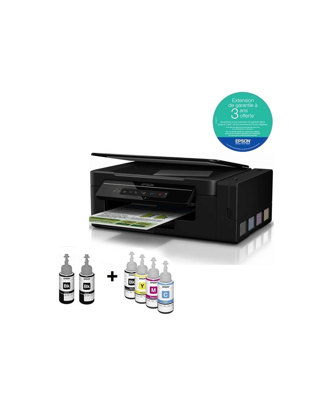 Imprimante Jet d'Encre EPSON L3060 ECOTANK ITS à Réservoir Intégré 3En1 Couleur Wifi image 0