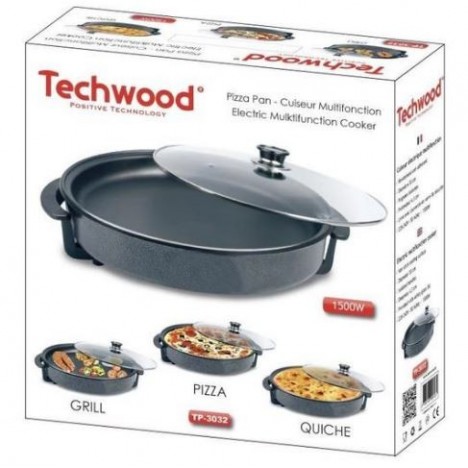 Techwood cuiseur éléctrique multifonction 30CM Techwood cuiseur éléctrique multifonction 30CM