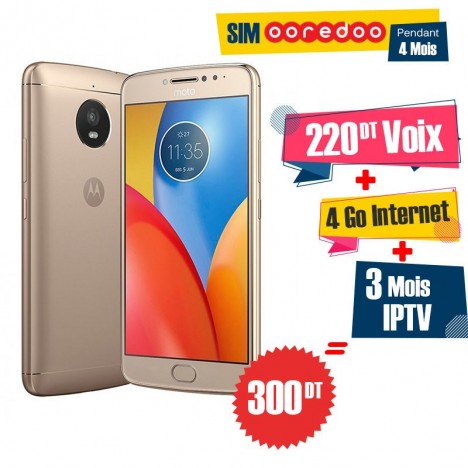 Slide  #4 Motorola Moto E4 / 4G / Gold + 3 Mois IPTV