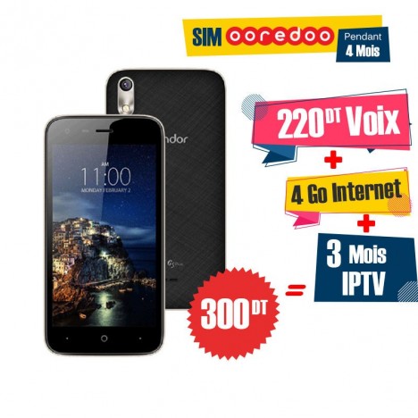 Slide  #2 Smartphone CONDOR G5 PLUS-Noir
