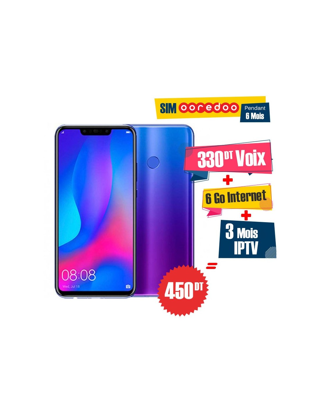 Slide  #2 Smartphone HUAWEI Y9 2019 Violet