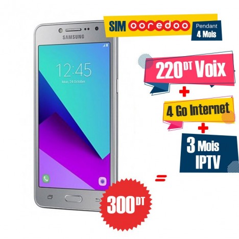 Téléphone Portable Samsung Galaxy Grand Prime Plus / 4G / Silver Téléphone Portable Samsung Galaxy Grand Prime Plus / 4G / Silver