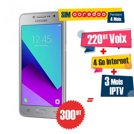 Téléphone Portable Samsung Galaxy Grand Prime Plus Double SIM Silver -  Tunisie