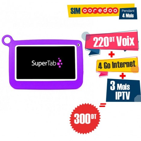 Tablette SUPERTAB K7 Kids 7" Wifi -Violet