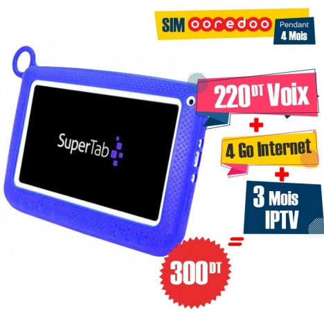 Tablette SUPERTAB K7 Kids 7" Wifi - Bleu