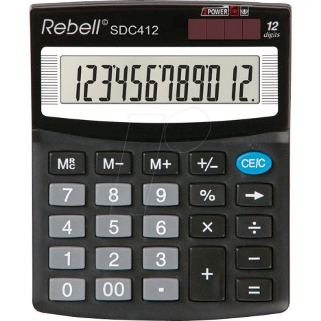 Calculatrice Rebell SDC412BX