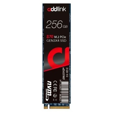 Disque dur SSD Addlink S70 M.2 2280 / 256 GO