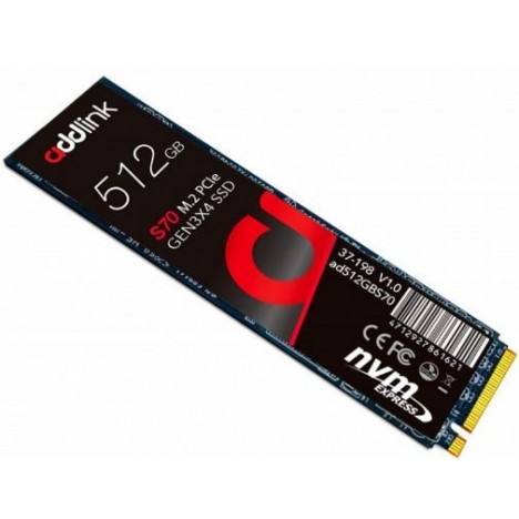 Disque dur SSD ADDLINK S70 M.2 2280 / 512 GO Disque dur SSD ADDLINK S70 M.2 2280 / 512 GO